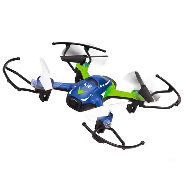 World Brands Easy Drone XR - Drone 2.4 GHz avec effets lumineux pour intérieur et extérieur (portée 30 m), chargeur USB inclus - Dimensions 17 x 3 x 17 cm