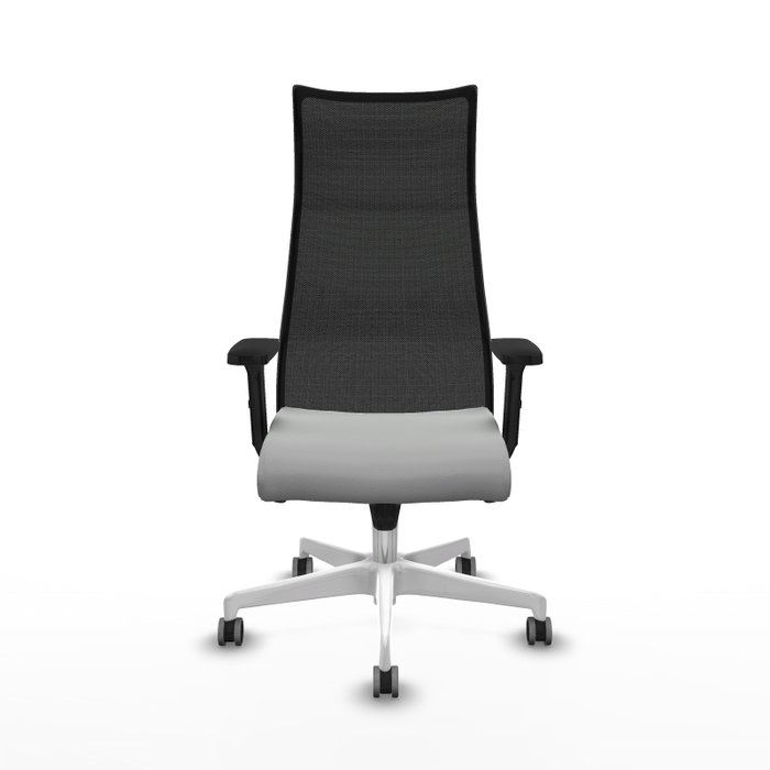 Piqueras y Crespo Chaise de Bureau Albacete Gris Clair et Noir