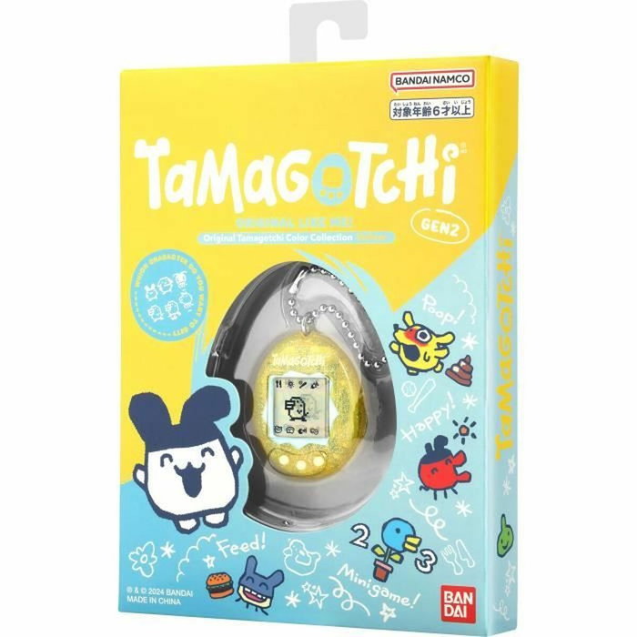 Bandai 46008 Tamagotchi Original - Animal de Compagnie Virtuel - Collection Couleurs - Jaune