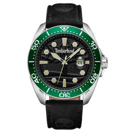 Timberland Carrigan TDWGB2230603 avec cadran noir et bracelet en cuir