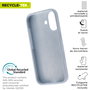 Muvit Recycletek Coque Liquid Silicone pour Apple - Fond écologique en silicone recyclé