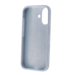 Muvit Coque Recycletek Silicone Liquide Bleu Ciel pour iPhone 16