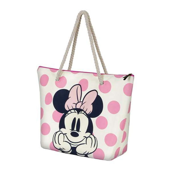 Sac de plage Minnie Mouse Rose