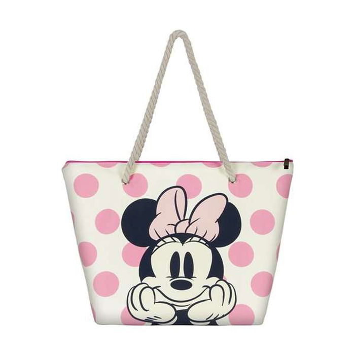 Sac de plage Minnie Mouse Rose
