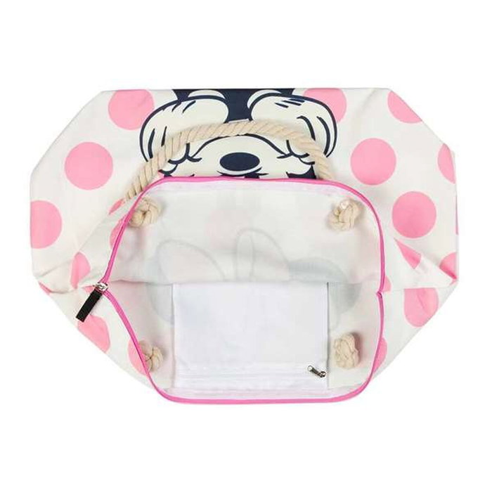 Sac de plage Minnie Mouse Rose