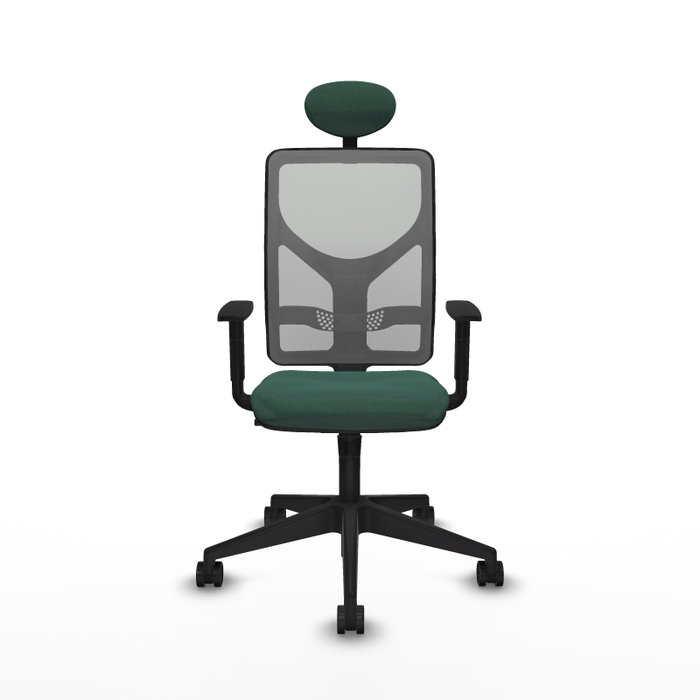 Piqueras y Crespo Chaise de Bureau Motilla Vert Bouteille et Gris Piqueras y Crespo Chaise de Bureau Motilla Vert Bouteille et Gris