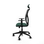 Piqueras y Crespo Chaise de Bureau Motilla Vert Bouteille et Gris