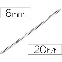 Spirale métallique Q-Connect Yosan Noir