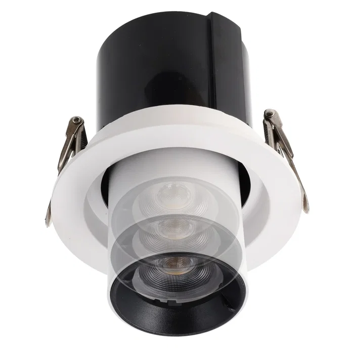 Downlight LED Orientable 10W CRI>90 90LM/W 4000K Blanc Naturel Driver Lifud 50.000H Aluminium