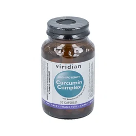 VIRIDIAN Curcumina Complex haute puissance 30 capsules végétales