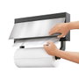 Metaltex Tango Distributeur mural triple pour rouleaux, 38 x 6 x 17 cm, avec kit de montage