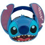 KIDS LICENSING Set de Papeterie 3D Stitch Disney - Coffret 21x17x8 cm avec Cahier, Autocollants, Crayons de Couleur et Accessoires