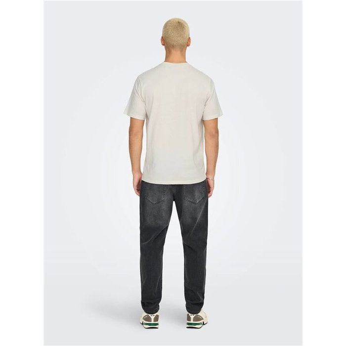 T-shirt à manches courtes homme Only & Sons Onsdawson Reg Blanc
