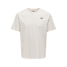 T-shirt à manches courtes homme Only & Sons Onsdawson Reg Blanc