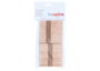 Innspiro Bâtons de glace en bois forme hélice naturelle 75x15x1,5mm, 100 unités