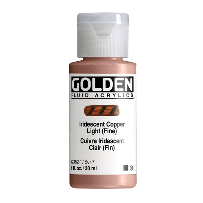 Golden Couleurs Acryliques Fluides Iridiscentes Claro (Fino) Golden Couleurs Acryliques Fluides Iridiscentes Claro (Fino)