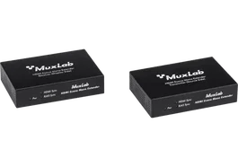 MUXLAB Kit Emetteur-Récepteur HDMI IR HDBaseT 4K - Extension signal HDMI jusqu'à 70m (1080p) / 40m (4K)