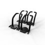 PATCHBOX Patchcatch organisateur de câbles 0U (lot de 4)