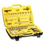 Stanley FMMT82826-1 - Coffret de douilles 1/4" et 1/2" FATMAX avec cliquet 120 dents et rallonge - Jeu de 81 pièces
