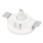 Polaris Spot encastré rond pour plâtre GU10 ou GX5,3 en escayola, Ø130x45mm