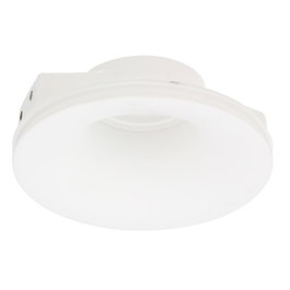 Polaris Spot encastré rond pour plâtre GU10 ou GX5,3 en escayola, Ø130x45mm