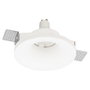 Polaris Spot encastré rond pour plâtre GU10 ou GX5,3 en escayola, Ø130x45mm