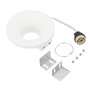 Polaris Spot encastré rond pour plâtre GU10 ou GX5,3 en escayola, Ø130x45mm