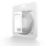 Lindy Câble Réseau Ethernet RJ45 Cat.6 S/FTP Gris Blindé, Contacts Dorés, Manchon Anti-Arrachement, 1 mètre