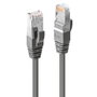 Lindy Câble Réseau Ethernet RJ45 Cat.6 S/FTP Gris Blindé, Contacts Dorés, Manchon Anti-Arrachement, 1 mètre