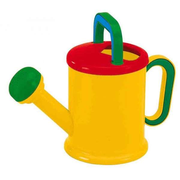 AVC Arrosoir pour enfant en plastique, dimensions 11x22 cm, âge recommandé 10 mois, langues: espagnol, anglais, français, portugais, italien, allemand