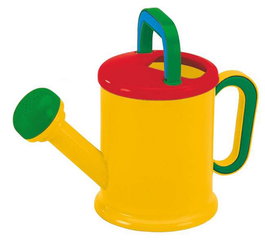 AVC Arrosoir pour enfant en plastique, dimensions 11x22 cm, âge recommandé 10 mois, langues: espagnol, anglais, français, portugais, italien, allemand