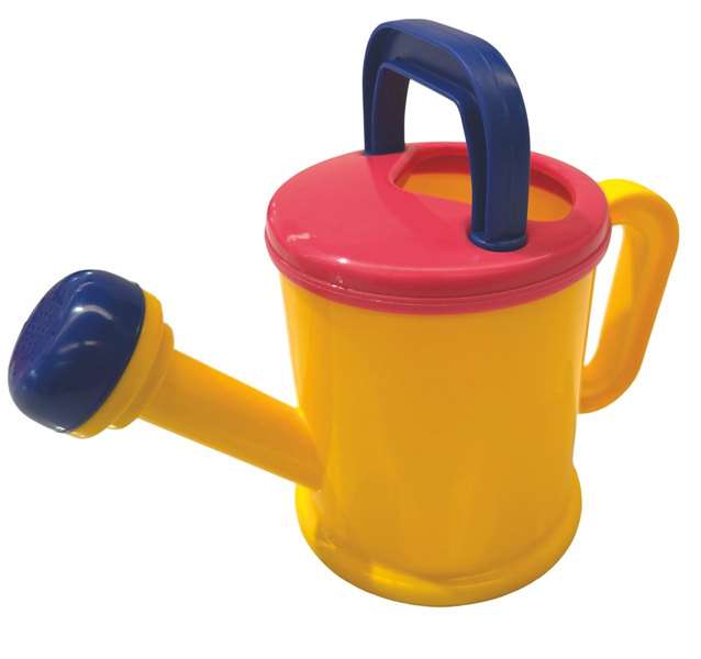 AVC Arrosoir pour enfant en plastique, dimensions 11x22 cm, âge recommandé 10 mois, langues: espagnol, anglais, français, portugais, italien, allemand