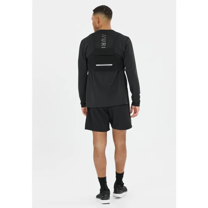 Endurance Gilet de Course avec Gourdes Souples Incluses - Noir - L/XL Endurance Gilet de Course avec Gourdes Souples Incluses - Noir - L/XL