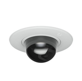 Ubiquiti G5 Dome Ultra Flush Mount, Blanc, avec bulle fumée