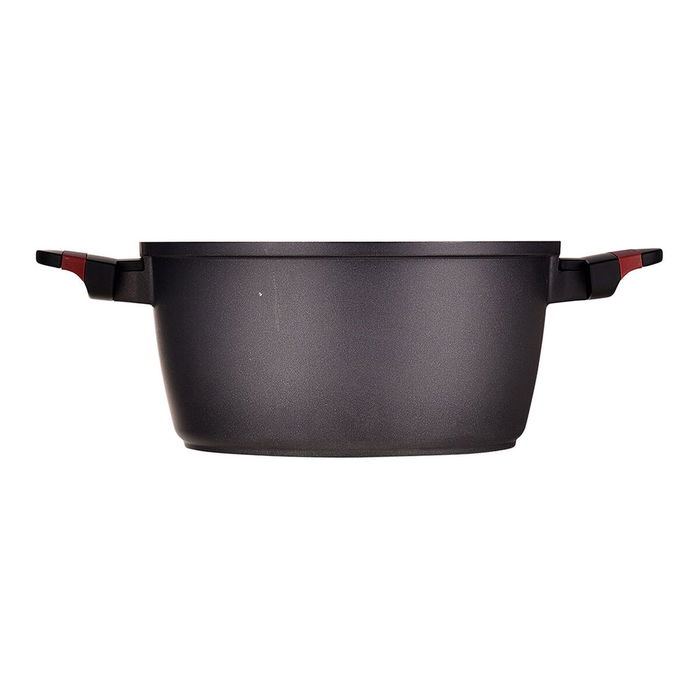 Casserole avec Couvercle San Ignacio denia experto Noir Rouge Ø 24 cm
