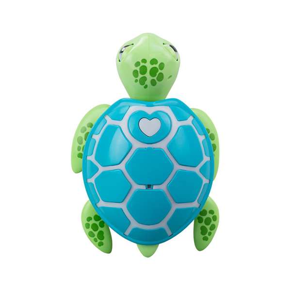 Bizak Tortue interactive sauve la tortue - Jeu d'action et de soin, émet des sons et des lumières, nécessite 3 piles AAA incluses, dimensions 19.2 x 34 x 20 cm, langues: espagnol