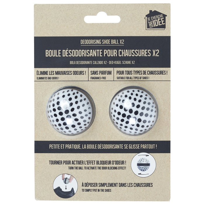Je cherche une Idee JGO. 2 Bolas Antiolor Calzado - Set de 2 boules sans parfum Je cherche une Idee JGO. 2 Bolas Antiolor Calzado - Set de 2 boules sans parfum