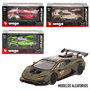 Burago Voiture en métal Racing Series 2025 V1 - Modèle réduit à l'échelle 1:43 - Design aléatoire