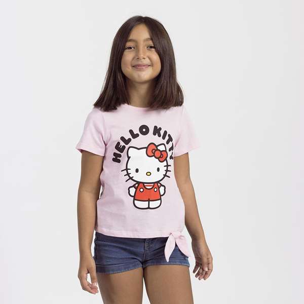 Cerdá T-shirt court Hello Kitty 10 ans en jersey simple rose clair