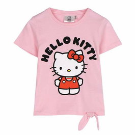 T shirt à manches courtes Enfant Hello Kitty Rose Rose clair