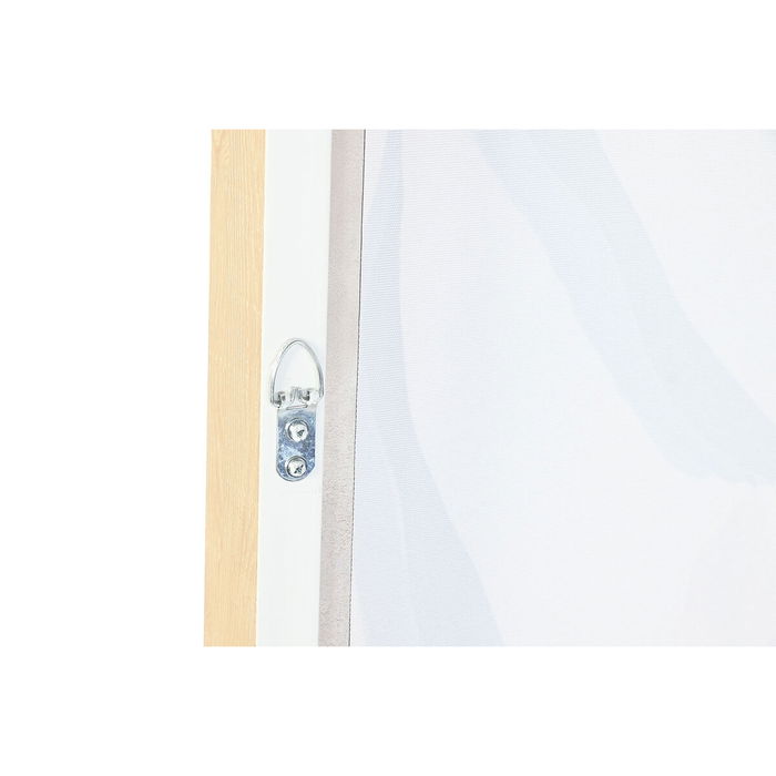 Toile Home ESPRIT Vert Rose Fleurs Moderne (2 Unités)