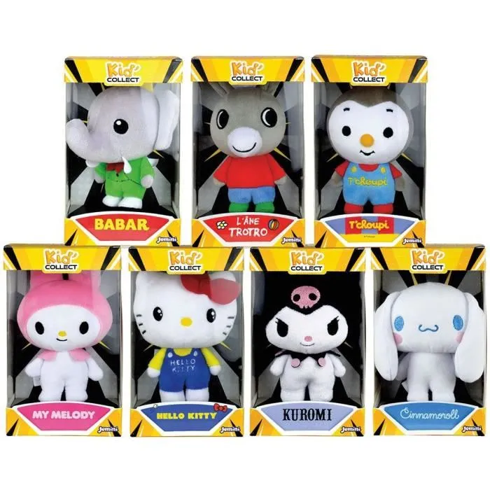 Jemini Hello Kitty Peluche à Collectionner Kid'collect 13 cm - Peluche Douce Personnage