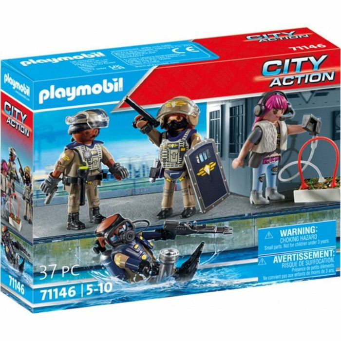 Playmobil 71146 Equipe des forces spéciales avec bandit City Action