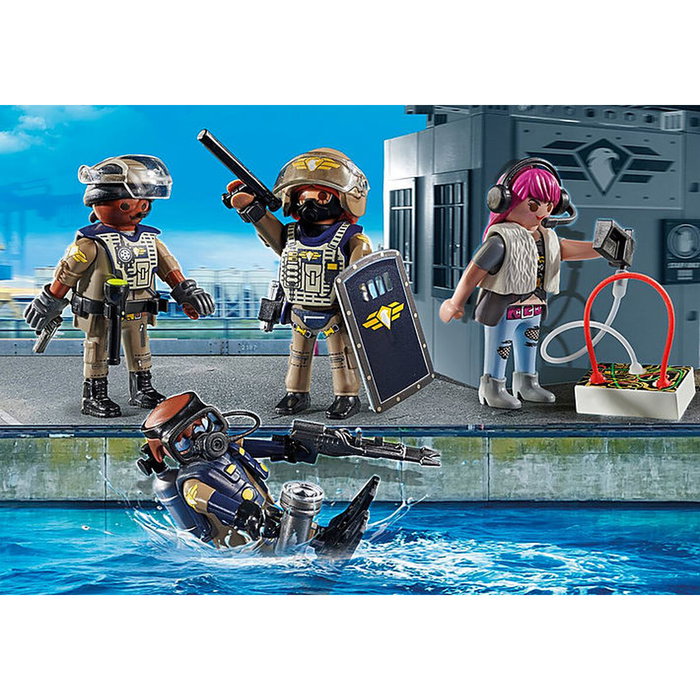 Playmobil 71146 Equipe des forces spéciales avec bandit City Action