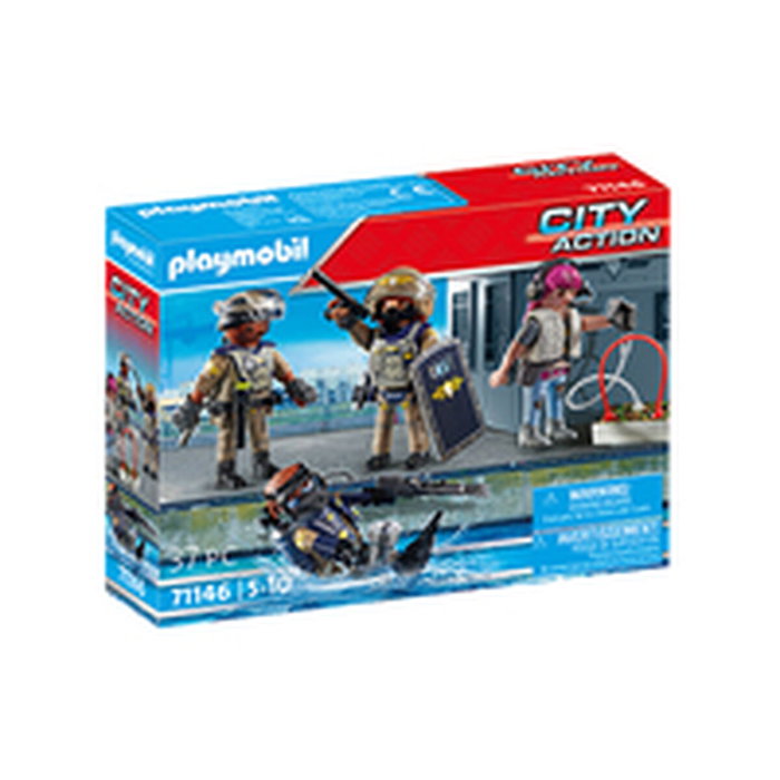 Playmobil 71146 Equipe des forces spéciales avec bandit City Action