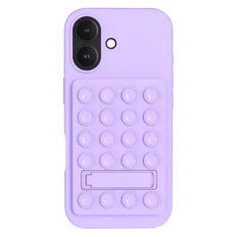 BBC Coque MagSafe iPhone 17 - Motif Pop It - Violet