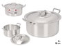 KINVARA Cacerola en aluminium 18 cm 2L - Plata