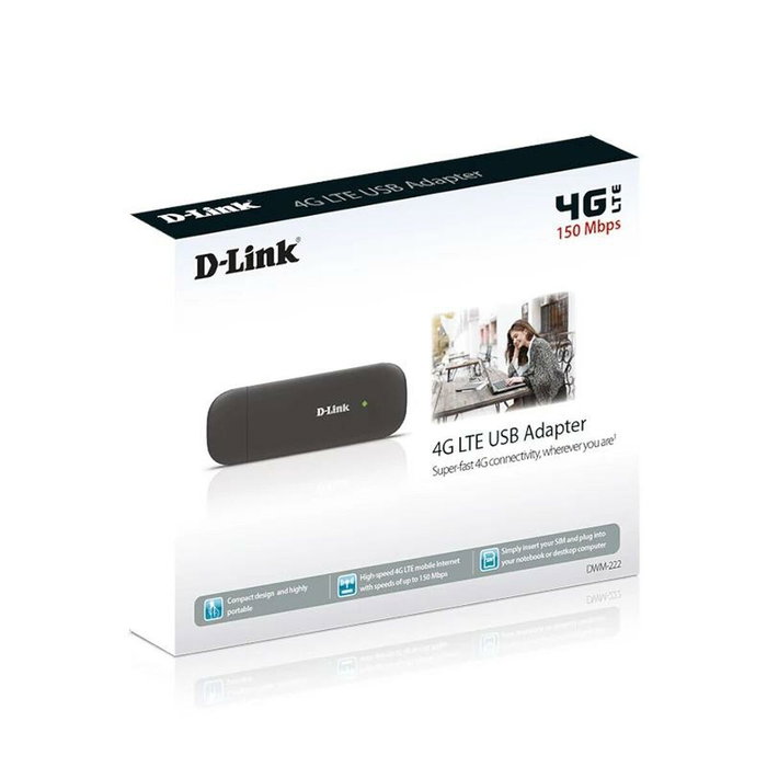 D-Link DWM-222 Adaptateur réseau 4G LTE USB Blanc D-Link DWM-222 Adaptateur réseau 4G LTE USB Blanc