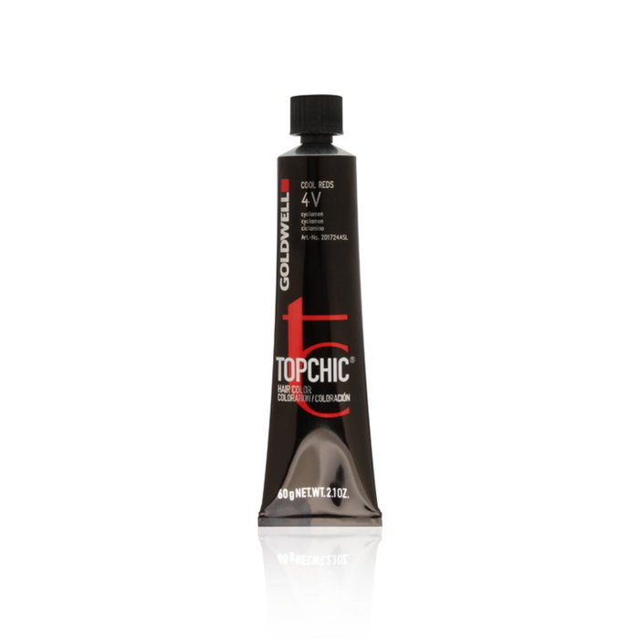 Goldwell TopChic Teinture permanente 4V Medium Brown Violet 60 ml Goldwell TopChic Teinture permanente 4V Medium Brown Violet 60 ml