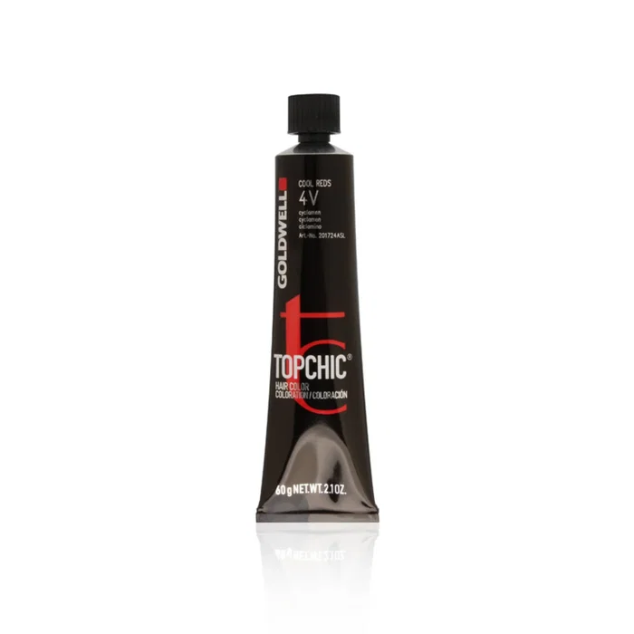 Goldwell TopChic Teinture permanente 4V Medium Brown Violet 60 ml Goldwell TopChic Teinture permanente 4V Medium Brown Violet 60 ml